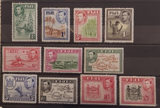 Британские колонии. Фиджи 1938 часть серии MH
