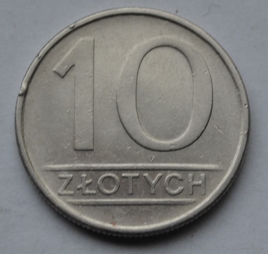 Польша, 10 злотых 1984 г.