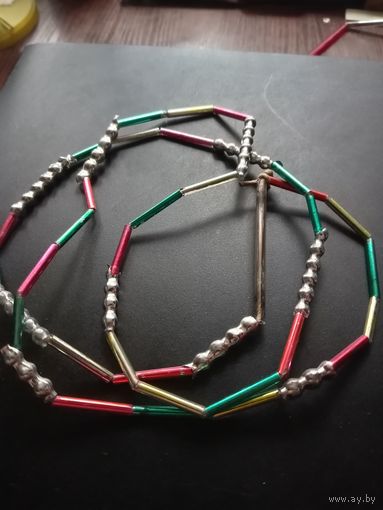 Бусы новогодние СССР