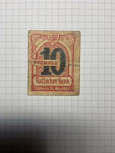 10 пфенигов (нотгельды) г. Германия.-2012