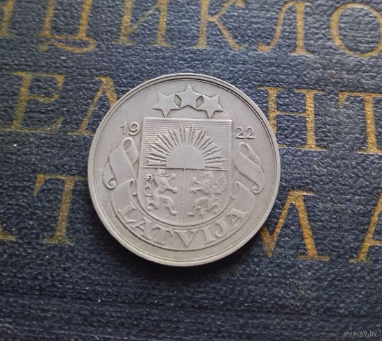 20 сантимов 1922 Латвия #03 XF