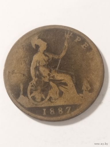 Великобритания 1 пенни 1887