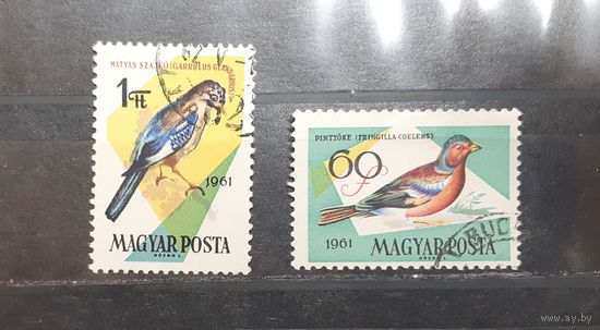 Венгрия. 1961 год. Фауна. Птицы (396)