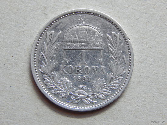 Венгрия 1 корона 1893г.