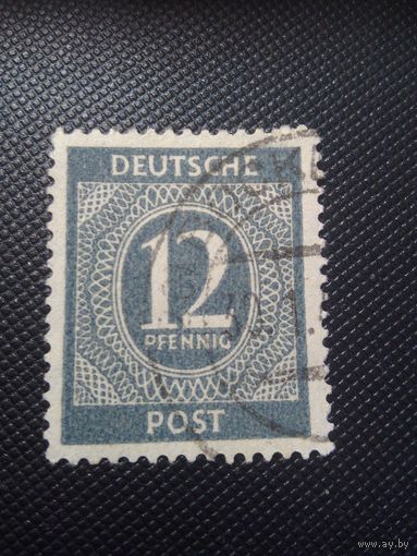 Германия. Союзная оккупация. 1946г. гашеная