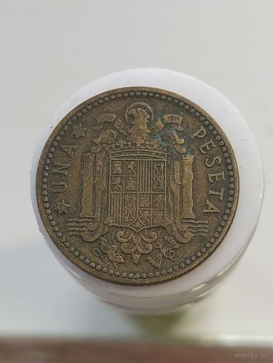 1 песета Испания 1953 года в звезде 1956? лот 45