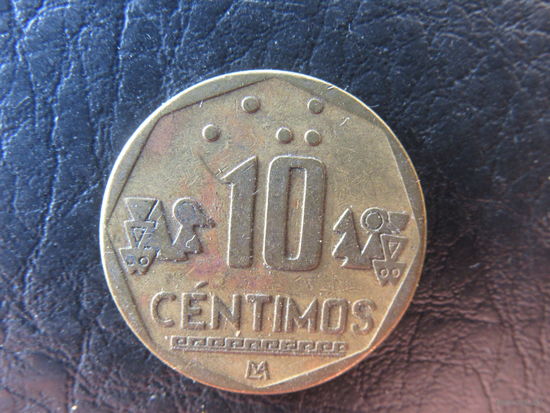 Перу. 10 сентимов. 2000. С 20 копеек. Распродажа коллекции. Смотрите другие лоты.