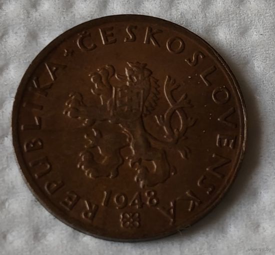 Чехословакия 20 геллеров, 1948 (14-10-24)