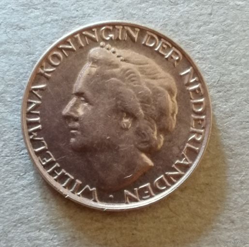 Нидерланды 1 цент, 1948 г., KM# 175  ю