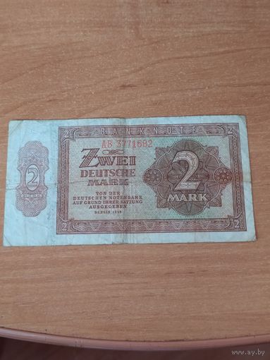 2 марки 1948 г. ГДР