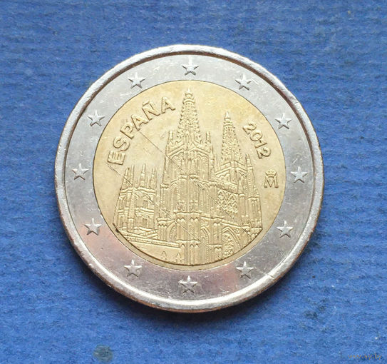 Испания 2 евро 2012 Кафедральный собор в Бургосе