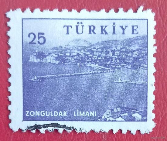 Турция, 1954 г., стандартный выпуск, порт Зонгулдак