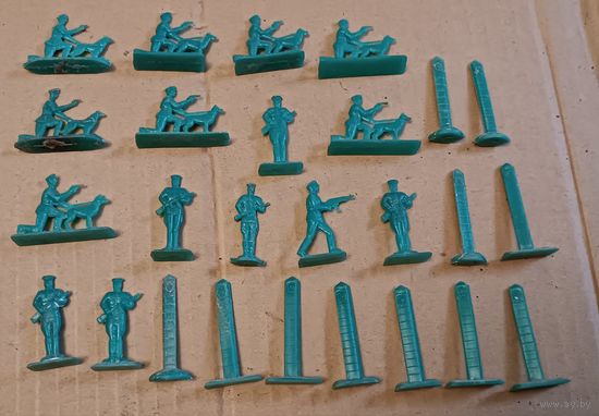 Лот солдатиков-пограничников СССР. Все лоты с 1 рубля!