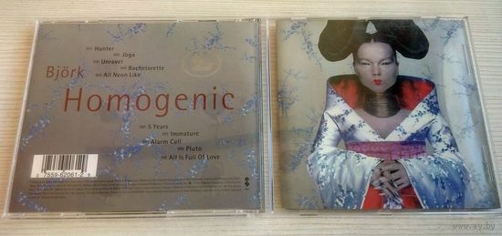 BJORK - Homogenic (audio CD 1997 EUROPE)