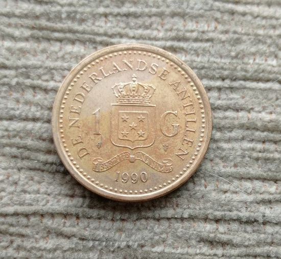 Werty71 Нидерландские Антильские острова 1 гульден 1990 Антилы