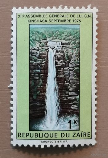 Марка Заир, Конго, Международная 12-я ассамблея в Киншасе, посвященная охране дикой природы, 1975 г.