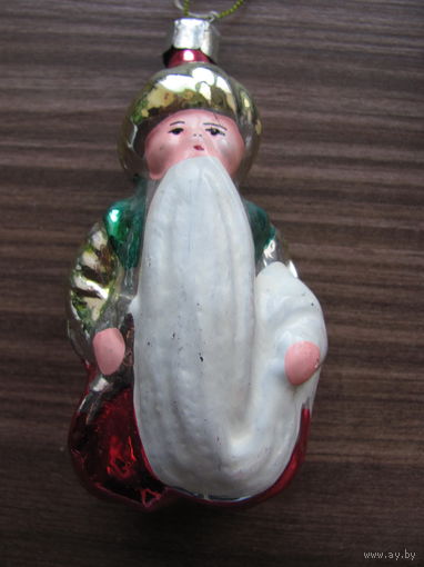 Ёлочная игрушка. Черномор . СССР. Амальгама. Каталог
