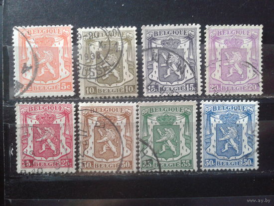 Бельгия 1936 Стандарт, герб. Полная серия