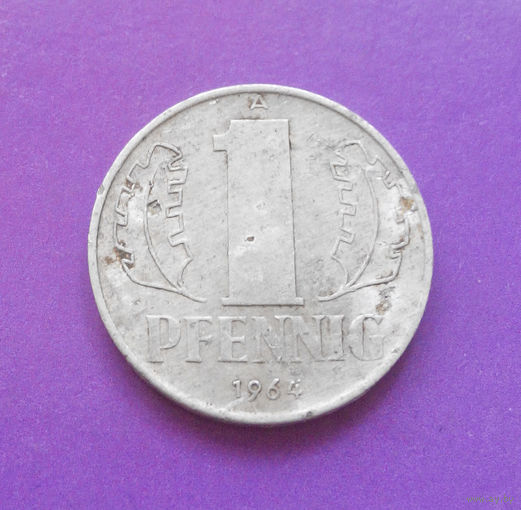 1 пфенниг 1964 ГДР #02