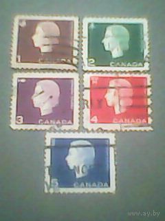Канада. Стандарт. 1962г. Полная серия. гашеная