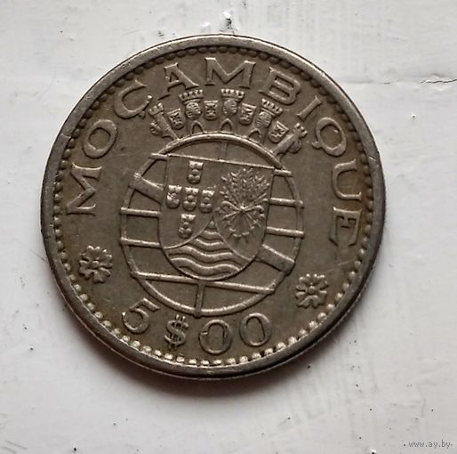 Мозамбик 5 эскудо, 1973 3-8-23