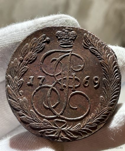 5 копеек 1769 ЕМ без МЦ.Кладовая.
