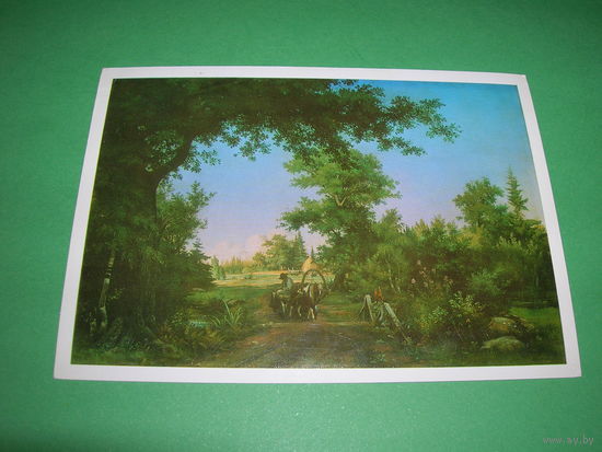 Живопись Шишкин Вид в окрестностях Петербурга чистая