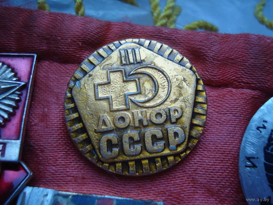 Значок Донор СССР No степени