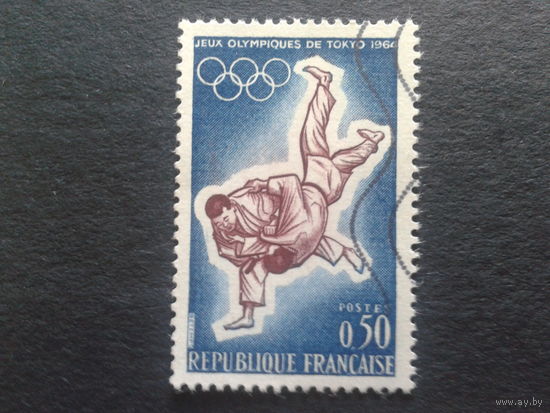 Франция 1964 дзюдо одиночка