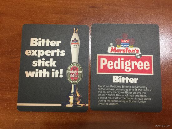Подставка под пиво Pedigree /Великобритания/