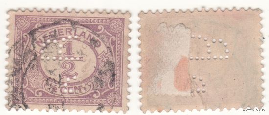 Нидерланды (Mi) NL 49 1/2 цент 1899-1935 год Figure - Figure перфорация (1) (m35)