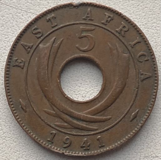 Британская Восточная Африка 5 центов 1941 г.