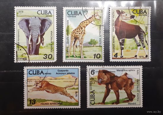 Куба. 1978 год. Фауна (588)