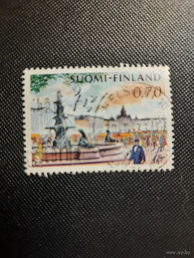 Финляндия. Рыночная площадь. 1973г. гашеная