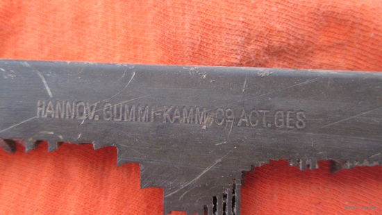 Расческа,Германия третий рейх,Hannov.gummi-kamm.Большая.