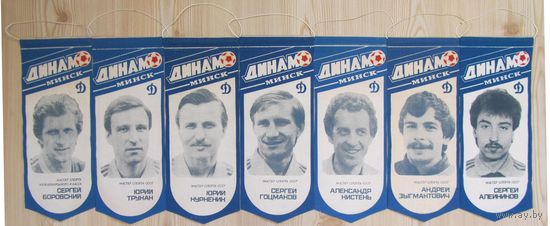 Вымпелы Динамо Минск чемпион 82