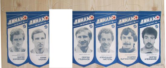 Вымпелы Динамо Минск чемпион 82