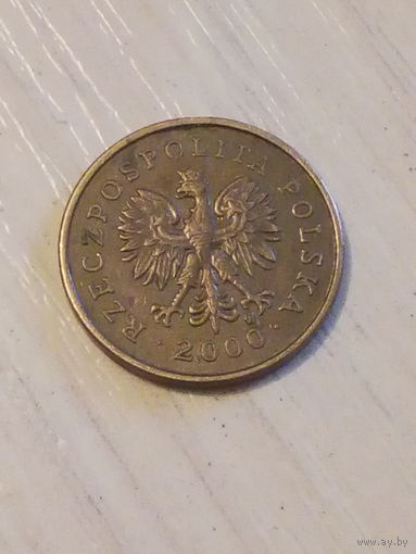 Польша 2 гроша 2000г.