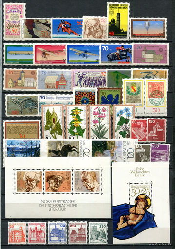 ФРГ - 1978 - Годовой набор - 39 марок и 2 блока - MNH