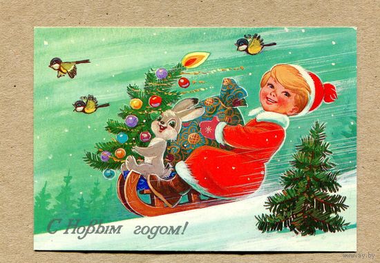Зарубин В. С Новым годом! 1984г. Чистая