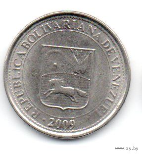 БОЛИВАРИАНСКАЯ  РЕСПУБЛИКА ВЕНЕСУЭЛА. 50 СЕНТИМО 2009