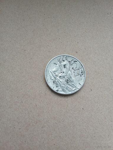 Польшп 5 зллтых 1974 г. Рыбак. Состояние на фото!!!