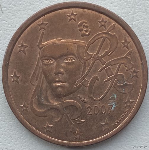 Франция 5 евроцентов 2007 г.