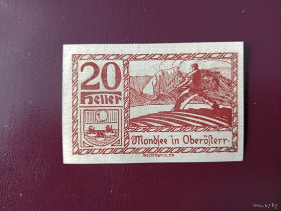 Австрия 20 геллеров 1920