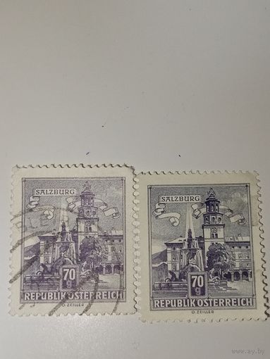 Марка Австрии Зальцбург 1962 год