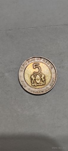 Кения 5 шиллинг 1997