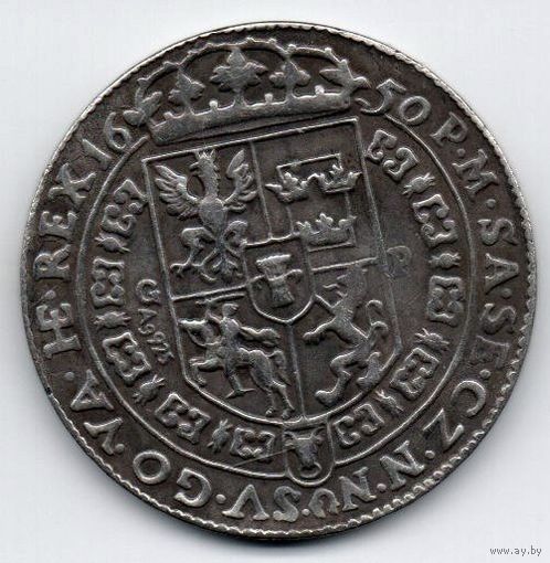 КОРОЛЕВСТВО ПОЛЬША /СВЕТЛЕЙШАЯ РЕЧЬ ПОСПОЛИТАЯ ОБОИХ НАРОДОВ/. 1 ТАЛЕР 1650.