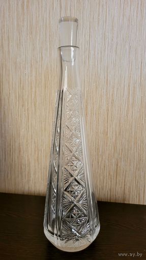 Графин, хрусталь, алмазная грань.