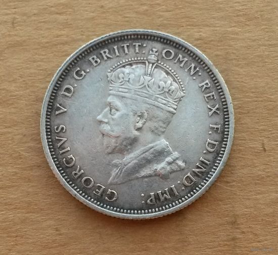 Австралия, флорин 1927 г., открытие здания парламента в Канберре, серебро 0,925