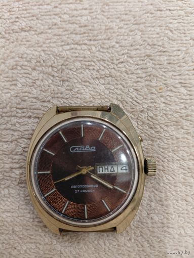 Часы слава, автоподзавод  Au